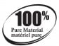 100% Pure Material