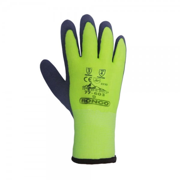 Iceberg™ 77-603 HiViz Latex Palm Coated Glove