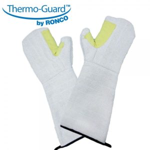 Thermo-Guard™ 66-380 18" Terry Cloth Fully Lined Oven Mitt With Kevlar Thumb Patch