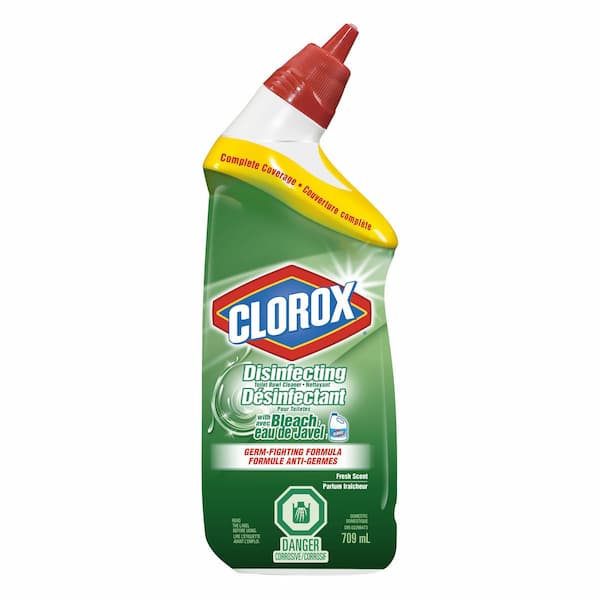 Clorox® Disinfecting Toilet Bowl Cleaner with Bleach, 709mL