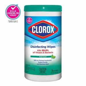 Clorox Disinfecting Wipes, Fresh Scent, 75 Count