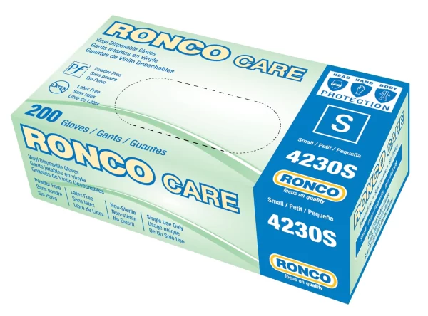 RONCO CARE™ Vinyl Examination Glove (3 mil)