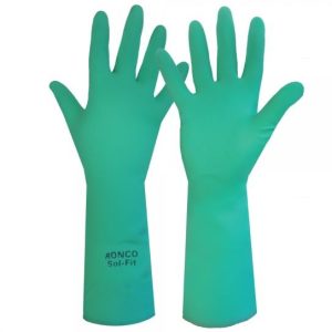 Premium Nitrile gloves, Color: green