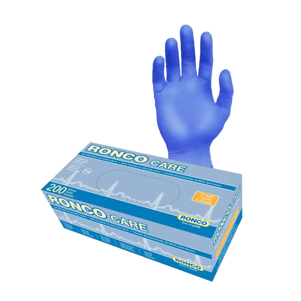Dark Blue Nitrile Examination Gloves, Powder-Free, 3.5 Mil (935)
